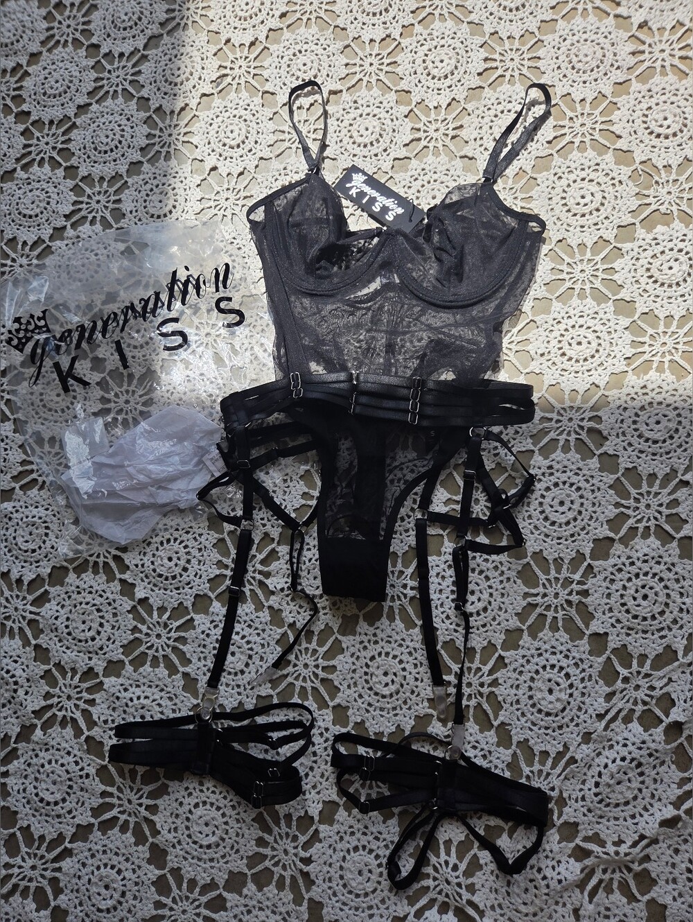 Dolls Kill Generation Kiss Wicked Pulse Mesh Bodysuit